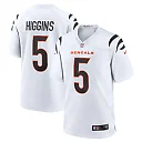 Zennovawear Tee Higgins Cincinnati Bengals Game Jersey - White