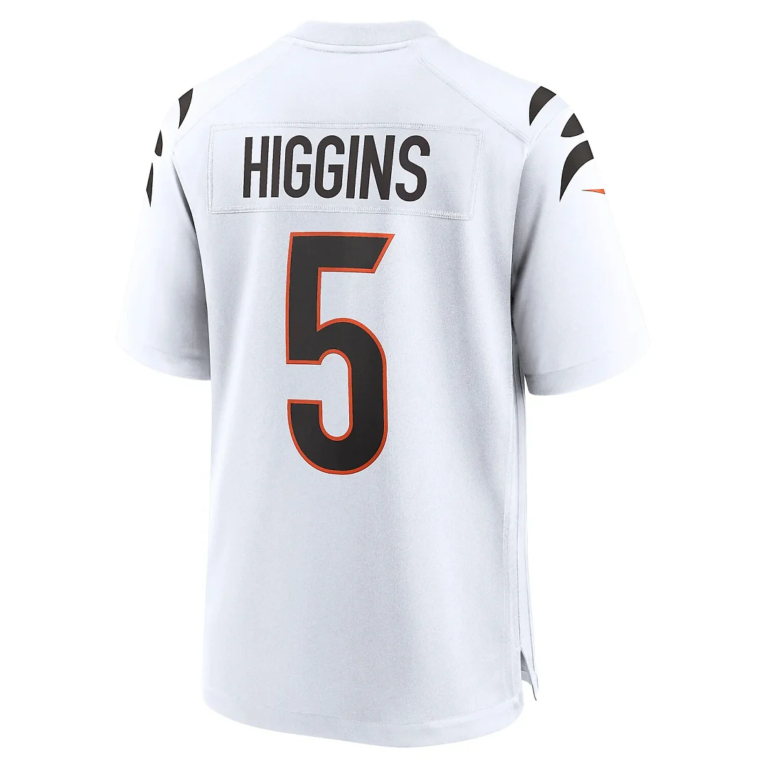 Zennovawear Tee Higgins Cincinnati Bengals Game Jersey - White
