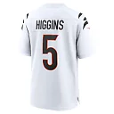 Zennovawear Tee Higgins Cincinnati Bengals Game Jersey - White