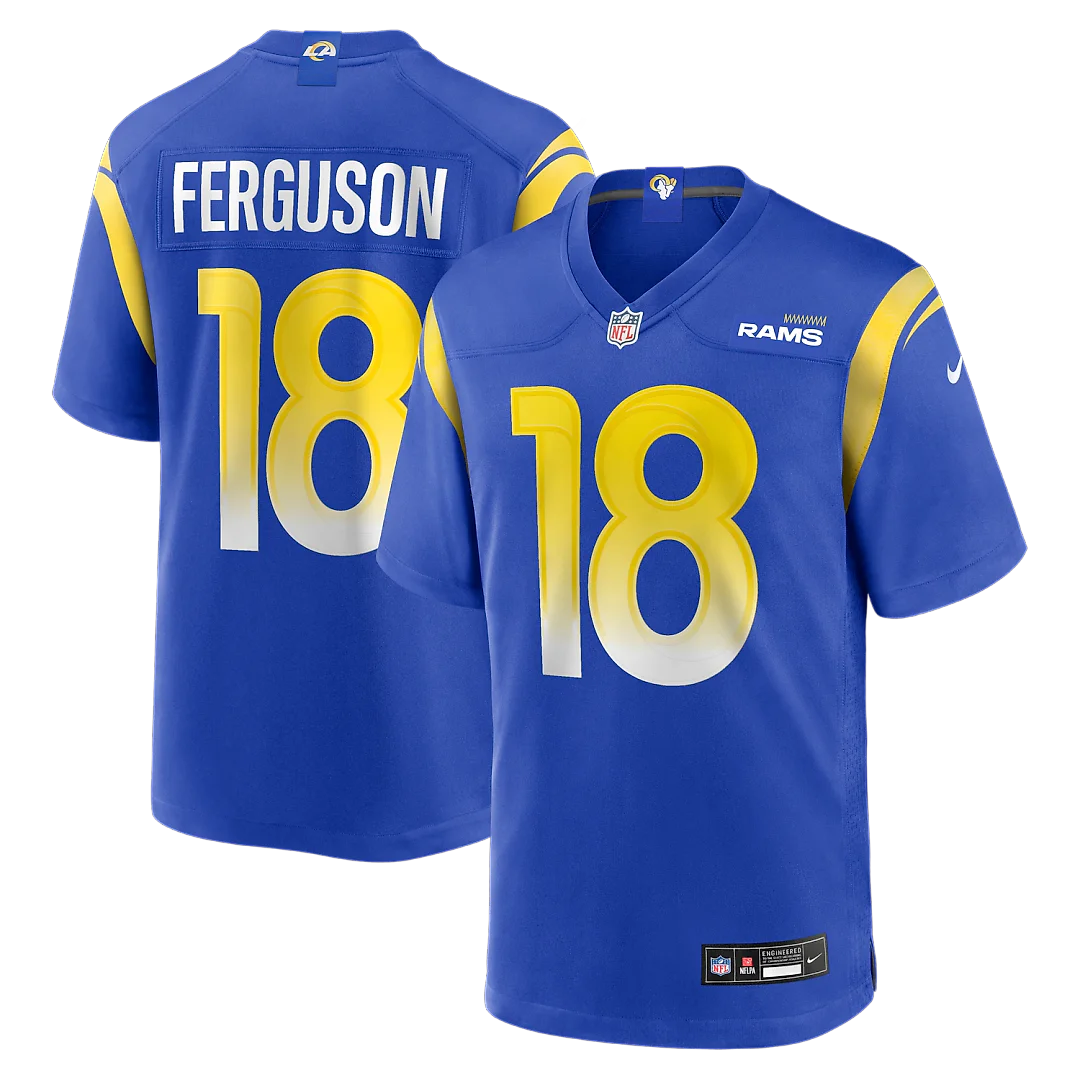 Zennovawear Terrance Ferguson Los Angeles Rams Team Game Jersey - Royal