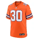 Zennovawear Terrell Davis Denver Broncos Retired Player Alternate Game Jersey - Orange