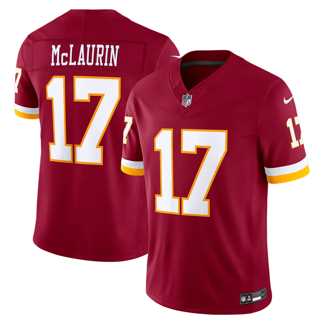 Zennovawear Terry McLaurin Washington Commanders Team Vapor FUSE. Stitched Limited Jersey - Burgundy