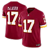 Zennovawear Terry McLaurin Washington Commanders Team Vapor FUSE. Stitched Limited Jersey - Burgundy