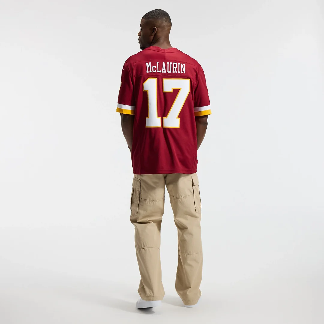 Zennovawear Terry McLaurin Washington Commanders Team Vapor FUSE. Stitched Limited Jersey - Burgundy