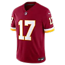 Zennovawear Terry McLaurin Washington Commanders Team Vapor FUSE. Stitched Limited Jersey - Burgundy
