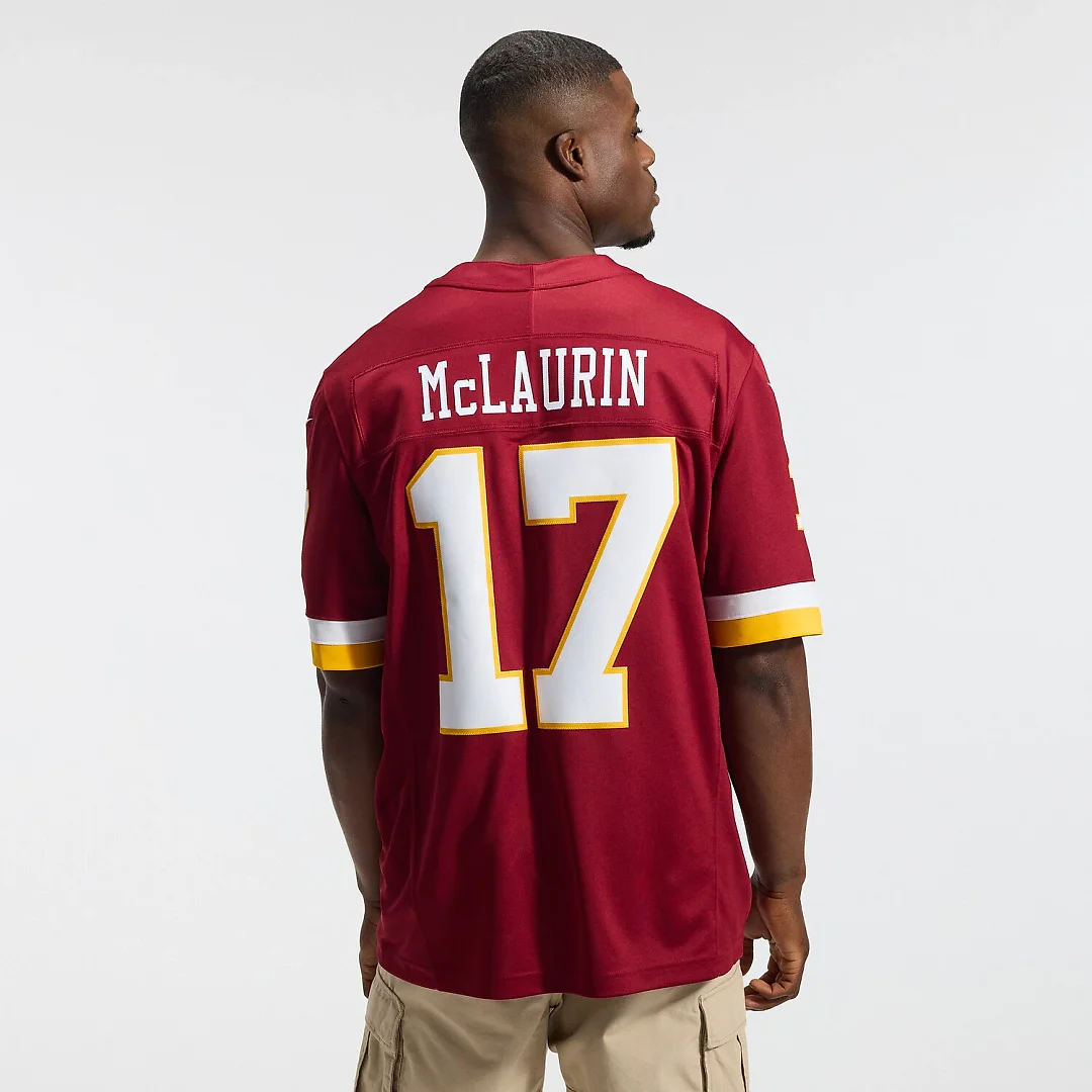 Zennovawear Terry McLaurin Washington Commanders Team Vapor FUSE. Stitched Limited Jersey - Burgundy