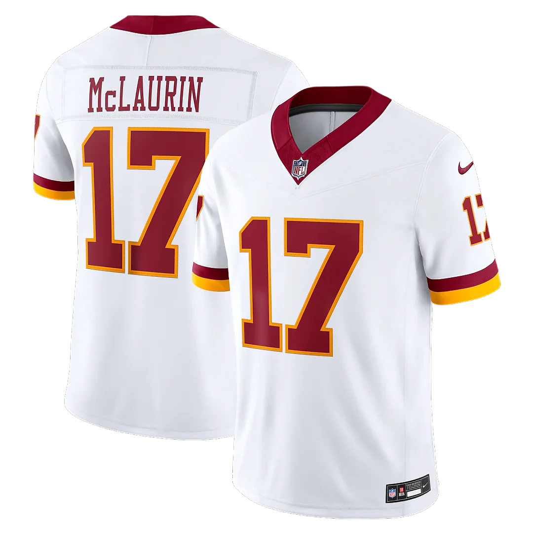 Zennovawear Terry McLaurin Washington Commanders Vapor FUSE. Stitched Limited Jersey - White
