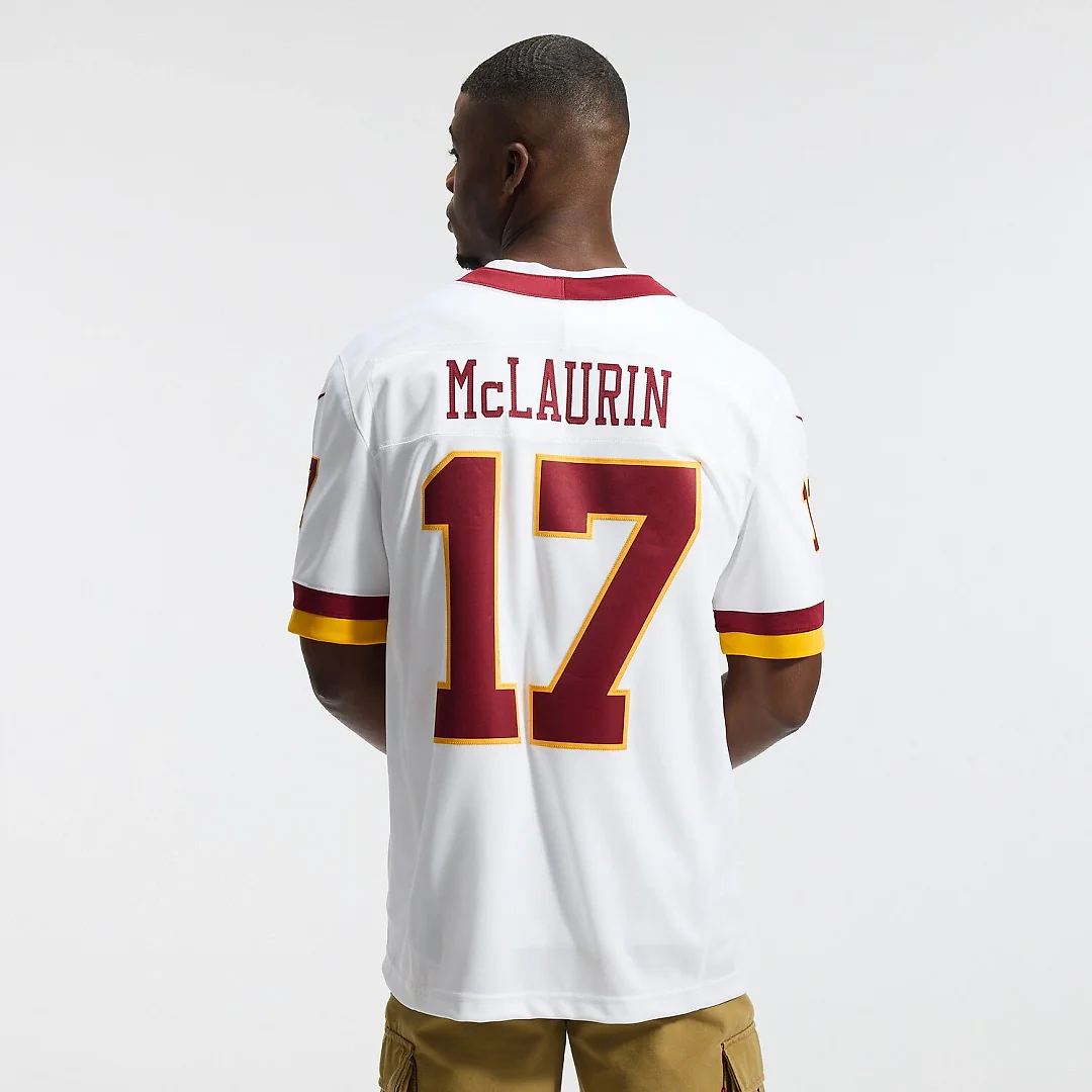 Zennovawear Terry McLaurin Washington Commanders Vapor FUSE. Stitched Limited Jersey - White