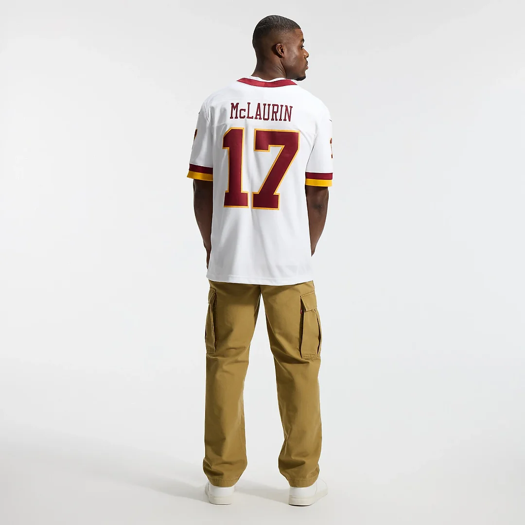 Zennovawear Terry McLaurin Washington Commanders Vapor FUSE. Stitched Limited Jersey - White