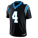 Zennovawear Tetairoa McMillan Carolina Panthers Team Vapor FUSE. Stitched Limited Jersey - Black