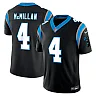 Zennovawear Tetairoa McMillan Carolina Panthers Team Vapor FUSE. Stitched Limited Jersey - Black