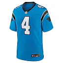 Zennovawear Tetairoa McMillan Carolina Panthers Alternate Game Jersey - Blue