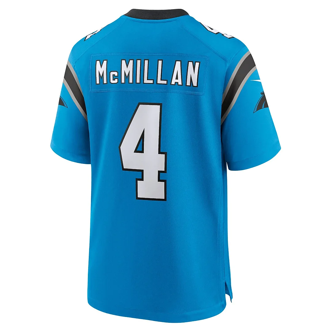 Zennovawear Tetairoa McMillan Carolina Panthers Alternate Game Jersey - Blue