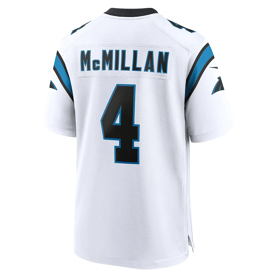 Zennovawear Tetairoa McMillan Carolina Panthers Game Jersey - White