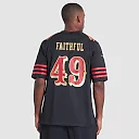 Zennovawear The Faithful San Francisco 49ers 2025 Rivalries Collection Game Jersey - Black