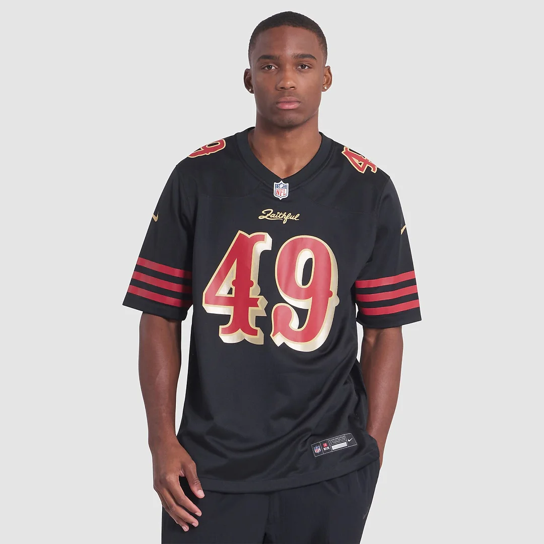Zennovawear The Faithful San Francisco 49ers 2025 Rivalries Collection Game Jersey - Black