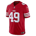 Zennovawear The Faithful San Francisco 49ers Team Vapor FUSE. Stitched Limited Jersey - Scarlet