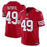 Zennovawear The Faithful San Francisco 49ers Team Vapor FUSE. Stitched Limited Jersey - Scarlet