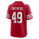 Zennovawear The Faithful San Francisco 49ers 80th Anniversary Game Jersey - Scarlet