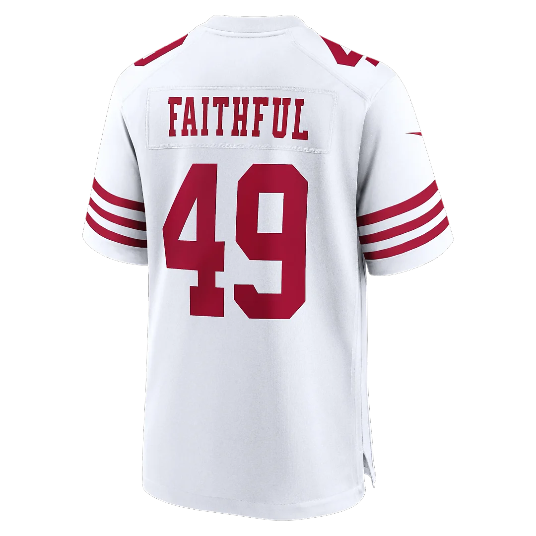 Zennovawear The Faithful San Francisco 49ers 80th Anniversary Game Jersey - White