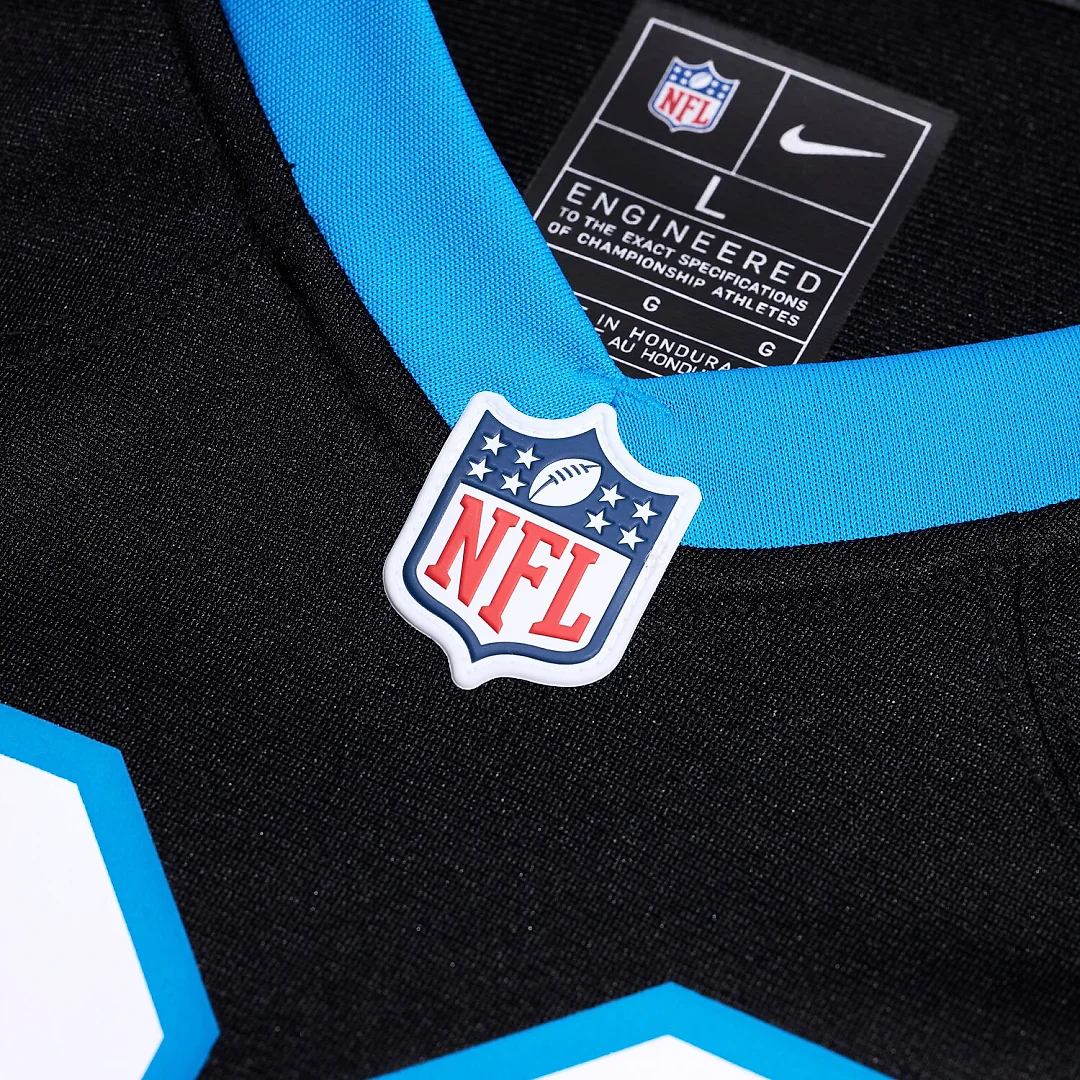 Zennovawear Thomas Davis Sr. Carolina Panthers Team Retired Game Jersey - Black