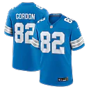 Zennovawear Thomas Gordon Detroit Lions Team Game Jersey - Blue