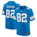 Zennovawear Thomas Gordon Detroit Lions Team Game Jersey - Blue