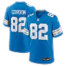 Zennovawear Thomas Gordon Detroit Lions Team Game Jersey - Blue