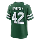 Zennovawear Thomas Hennessy New York Jets Team Game Jersey - Legacy Green