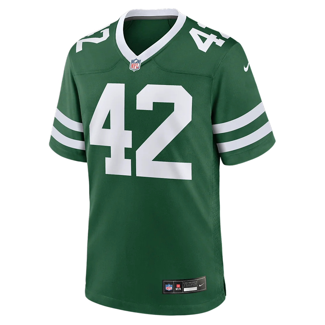 Zennovawear Thomas Hennessy New York Jets Team Game Jersey - Legacy Green