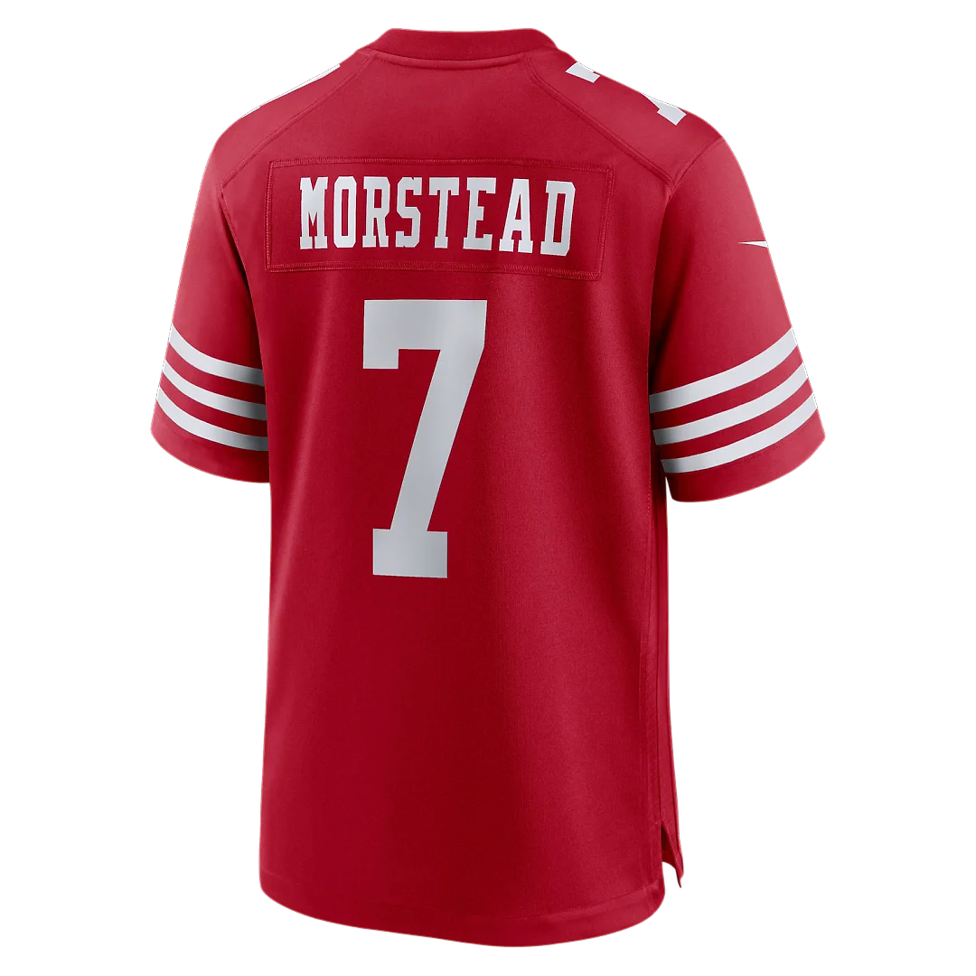 Zennovawear Thomas Morstead San Francisco 49ers Team Game Jersey - Scarlet
