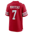 Zennovawear Thomas Morstead San Francisco 49ers Team Game Jersey - Scarlet