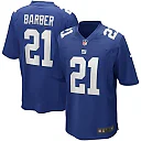 Zennovawear Tiki Barber New York Giants Game Retired Player Jersey - Royal