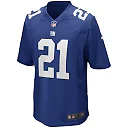 Zennovawear Tiki Barber New York Giants Game Retired Player Jersey - Royal