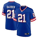 Zennovawear Tiki Barber New York Giants Retired Player Alternate Game Jersey - Royal