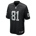 Zennovawear Tim Brown Las Vegas Raiders Game Retired Player Jersey - Black