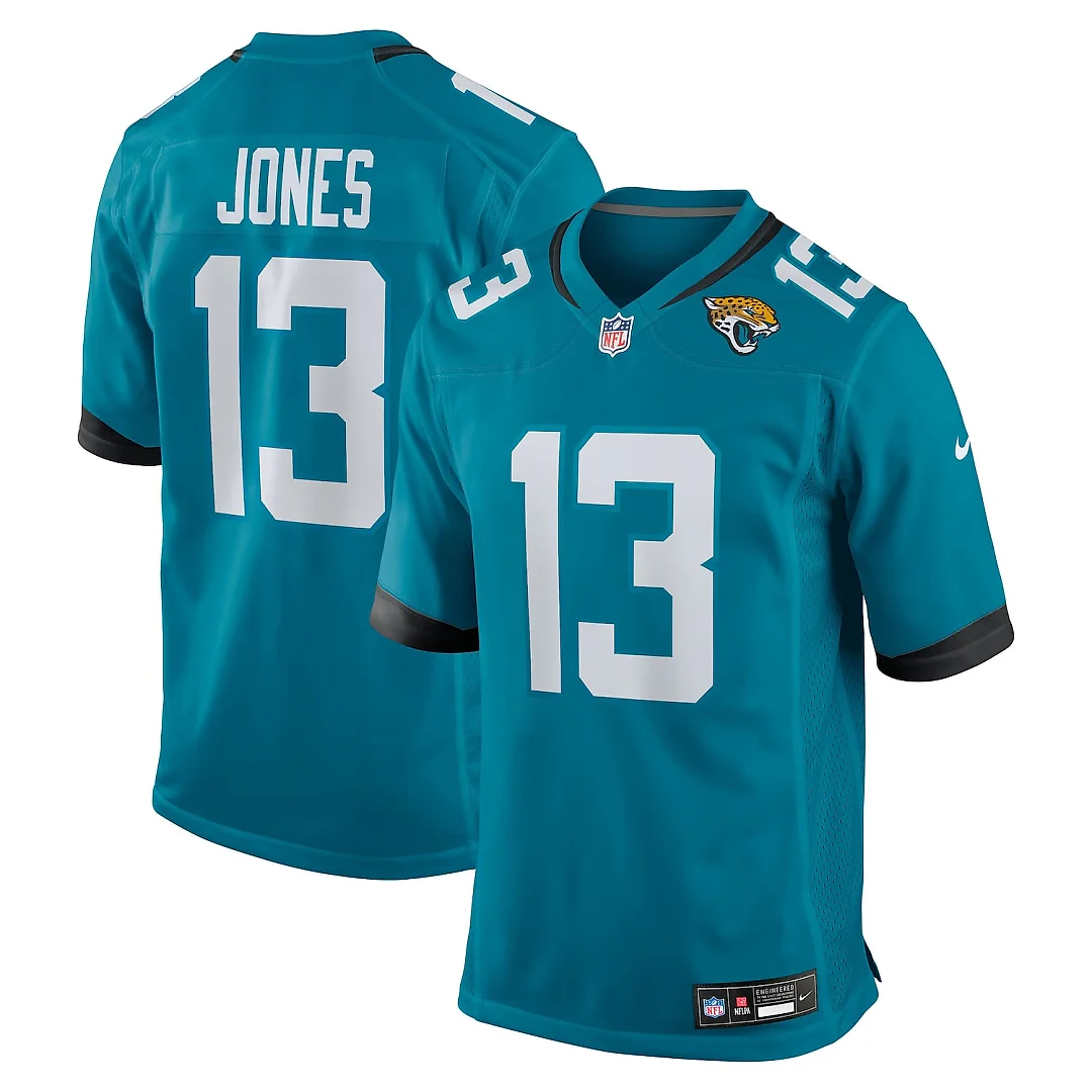 Zennovawear Tim Jones Jacksonville Jaguars Team Game Jersey - Teal