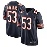 Zennovawear TJ Edwards Chicago Bears Game Player Jersey - Navy