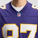 Zennovawear T.J. Hockenson Minnesota Vikings Classic Player Game Jersey - Purple