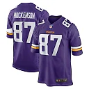 Zennovawear T.J. Hockenson Minnesota Vikings Game Player Jersey - Purple