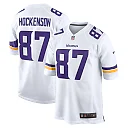 Zennovawear T.J. Hockenson Minnesota Vikings Game Player Jersey - White