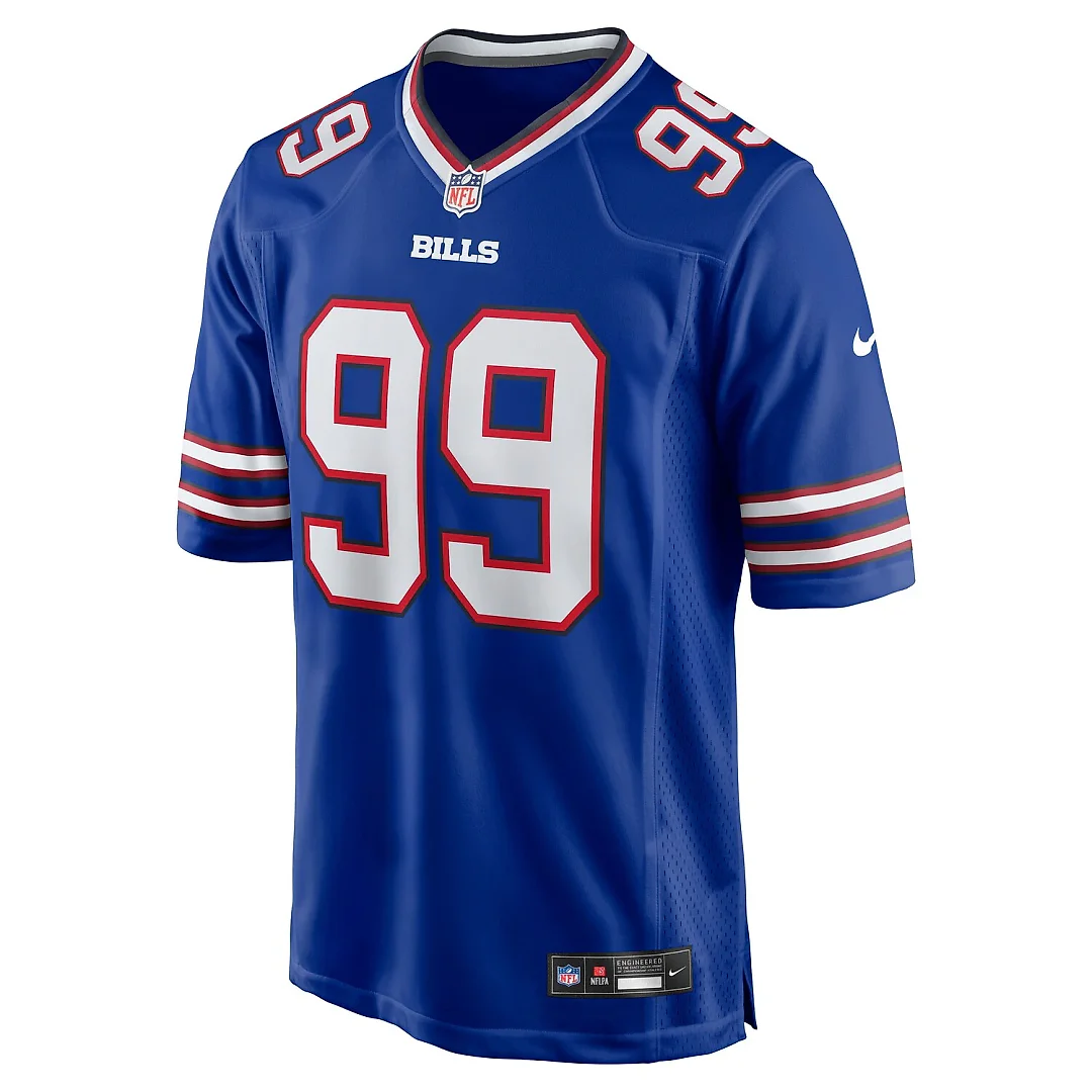 Zennovawear T.J. Parker Buffalo Bills Game Jersey - Royal