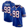 Zennovawear T.J. Sanders Buffalo Bills Team Game Jersey - Royal