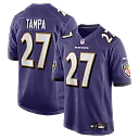 Zennovawear T.J. Tampa Baltimore Ravens Team Game Jersey - Purple