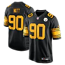 Zennovawear T.J. Watt Pittsburgh Steelers Alternate Game Jersey - Black