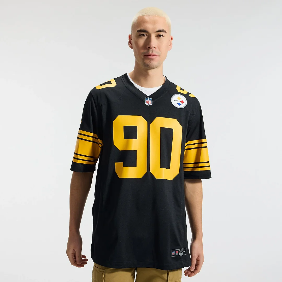 Zennovawear T.J. Watt Pittsburgh Steelers Alternate Game Jersey - Black