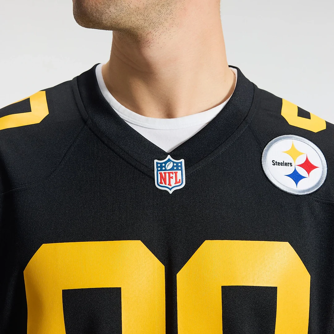 Zennovawear T.J. Watt Pittsburgh Steelers Alternate Game Jersey - Black