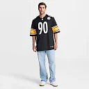 Zennovawear T.J. Watt Pittsburgh Steelers Game Jersey - Black