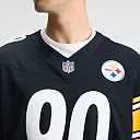 Zennovawear T.J. Watt Pittsburgh Steelers Team Vapor FUSE. Stitched Limited Jersey - Black
