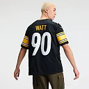Zennovawear T.J. Watt Pittsburgh Steelers Team Vapor FUSE. Stitched Limited Jersey - Black